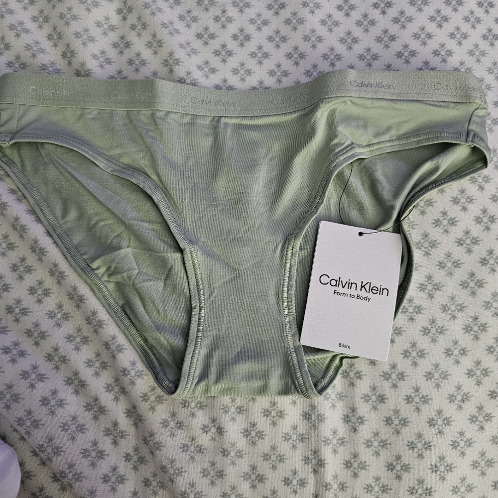 Calvin Klein Sage Green Bikini Briefs